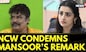 NCW Condemns Mansoor Ali Khan's Remark About Trisha | Mansoor Ali Khan | English News | News18